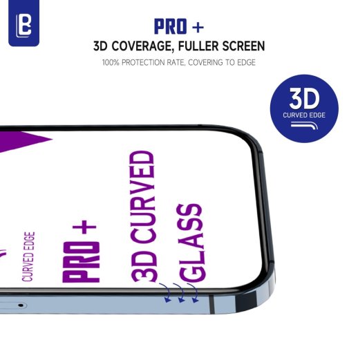 Захисне скло Pro Plus 3d Glass для Apple iPhone 17 Pro Max Transparent