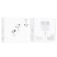 Беспроводные наушники HOCO EW63 true wireless ANC noise reduction, белый