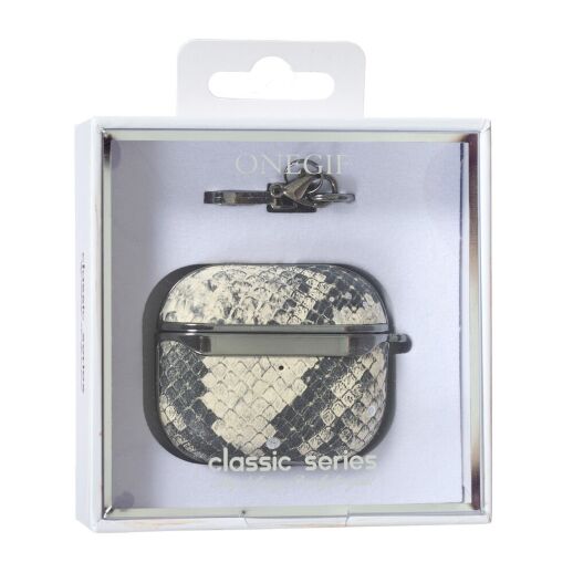 Чехол Onegif Шкіра SA для AirPods 3 Snake