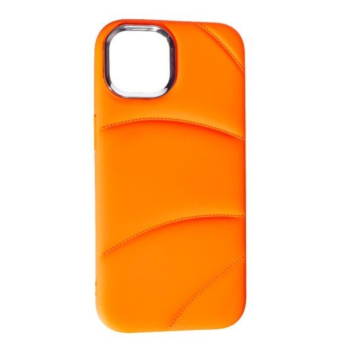 Силікон Soft Puffer для Apple iPhone 14 Orange