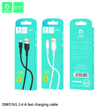 Кабель USB Denmen D06V USB - micro USB (2,4A)