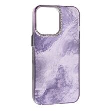 Накладка Marble Style для Apple iPhone 16 Pro Violet