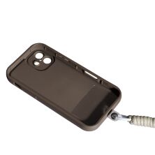 Накладка Lucky Bow Case для Apple iPhone 16 Brown