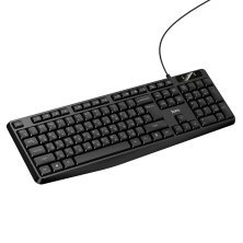 Клавіатура HOCO GM60 дротова USB для ПК та ноутбука, чорна