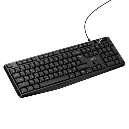 Клавіатура HOCO GM60 дротова USB для ПК та ноутбука, чорна