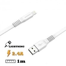USB Cable TORNADO TX3 Lighting 2.4A/1m White