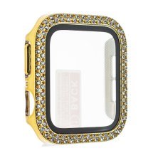 Накладка із захисним склом та стразами APPLE WATCH ЗОЛОТО