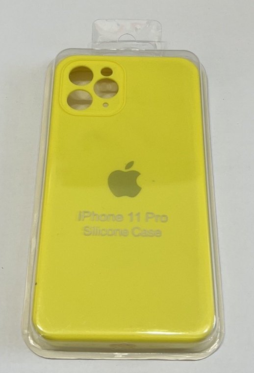 Чохол Silicone Case Copy Apple iPhone 11 Pro Square Yellow, 09