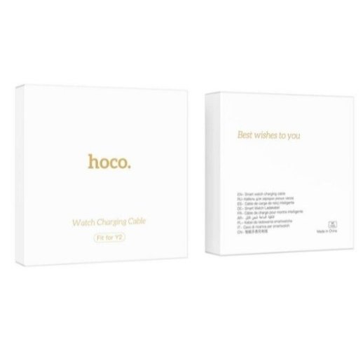 USB Кабель для Smart Watch HOCO Y2 Pro "шайба" (черный)