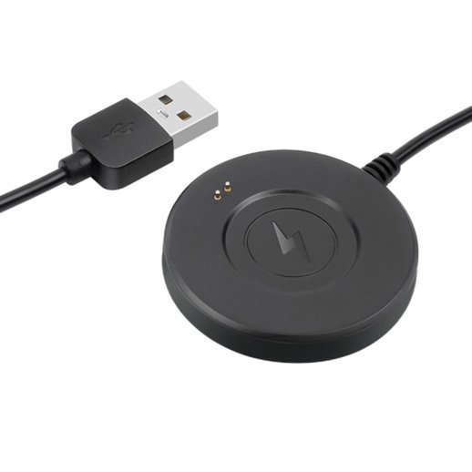 USB Кабель для Smart Watch HOCO Y2 Pro "шайба" (черный)