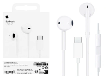 Наушники Apple iPhone EarPods Type-C Connector MTJY3FE/A