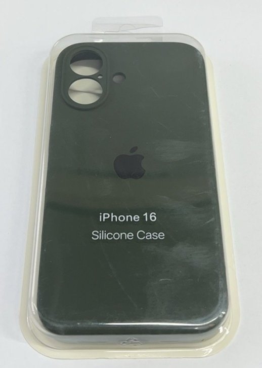 Чехол Silicone Case Copy Apple iPhone 16 Square Elegant Purple 26