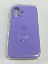 Чехол Silicone Case Copy Apple iPhone 16 Square Elegant Purple 26
