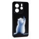 Накладка Fashion Mix для Xiaomi Redmi Note 14 (5G) White Cat