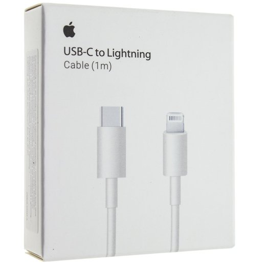 Кабель USB-C для iPhone Type-C to Lightning 1 метр MKQ42ZM/A в упаковке