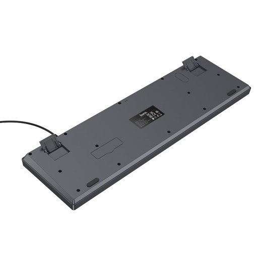 Клавіатура HOCO GM61 дротова USB для ПК та ноутбука, сіра