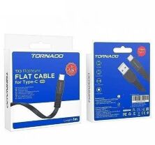 USB Cable TORNADO TX3 Type-C 3A/1m Black