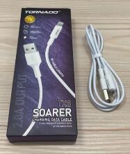 USB Cable TORNADO TX8 Lightning 2.4A/1m White