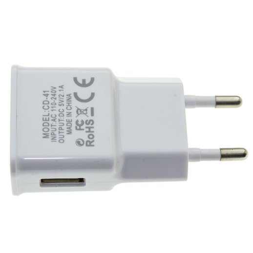 Мережевий зарядний пристрій INKAX CD-41 2.1A | 1 USB