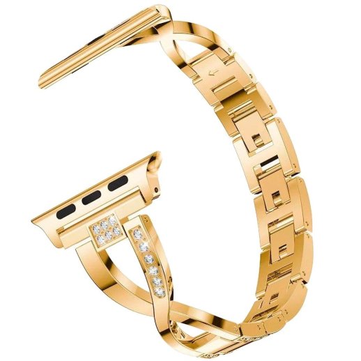 Ремінець металевий стрази SMART BUCKLE X APPLE WATCH 42мм | 44мм | 45мм | 49мм