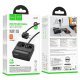 Сетевой удлинитель Hoco AC27 PD30W (1USB/2Type-C/2xSocket) 2м (черный)