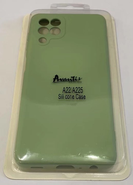 Avantis Full Silicone Case Samsung A22/A225/M32/M325  Black
