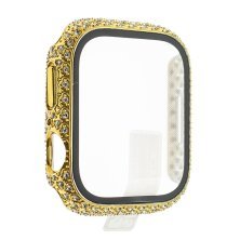 Накладка із захисним склом та стразами APPLE WATCH ЗОЛОТО