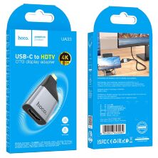 Перехідник HOCO UA33 Type-C - HDMI, сірий