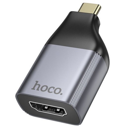 Перехідник HOCO UA33 Type-C - HDMI, сірий