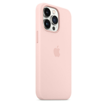 Silicone Case Original With MagSafe and Splash Screen Apple iPhone 13 Pro Chalk Pink
