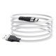 USB кабель HOCO X53 Angel Silicone USB - Type-C 1м, БІЛИЙ