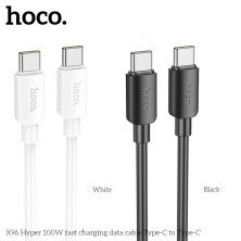 USB-C кабель HOCO X96 60W Type-C - Type-C 0,25 MЕТРИ, білий