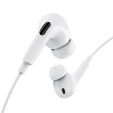 Дротові навушники HOCO M111 PRO Primero Lightning, білий
