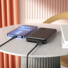 Power bank HOCO J87 "Tacker" PD20W + QC3.0 10000 mAh, чорний