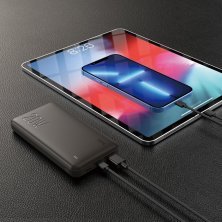 Power bank HOCO J87 "Tacker" PD20W + QC3.0 10000 mAh, чорний