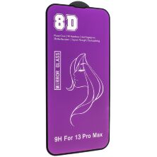 Защитное стекло для телефона 8D MIRROR APPLE IPHONE 13 PRO MAX 6,7" BLACK-PURPLE