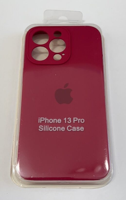 Чохол Silicone Case Copy Apple iPhone 13 Pro Square Maroon, 05