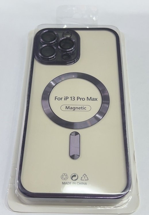 Case Magsafe With Frame for Apple Iphone 13 ProMax Gold