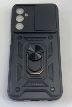 Armor Case With Curtain for Samsung A24 Dark Blue