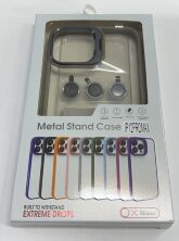 Чехол Metal Stand Case Apple Iphone 12 ProMax New Gray 1