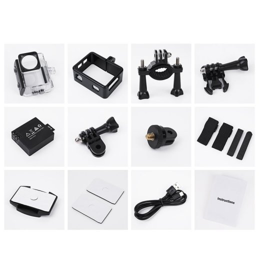 Экшн-камера HOCO DV102 4K (со стабилизацией, anti-shake)