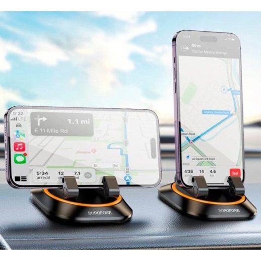 Автомобільний тримач BOROFONE BH116 на панелі приладів