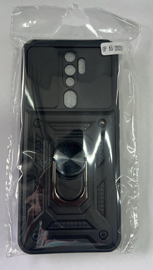 Armor Case With Curtain for Oppo A5 2020 / A9 2020 Black