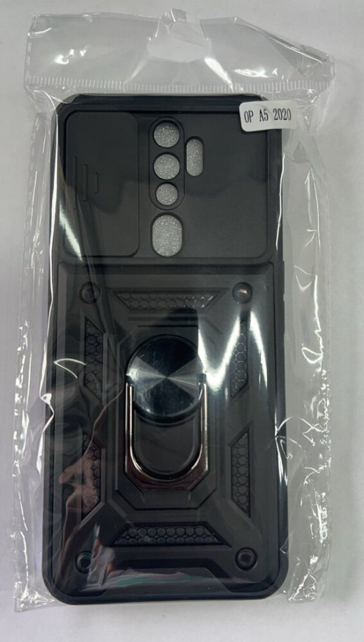 Armor Case With Curtain for Oppo A5 2020 / A9 2020 Black