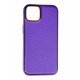 Накладка Leather New для Apple iPhone 13/14 Violet