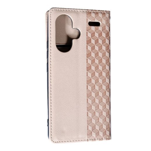 Книга Deluxe для Xiaomi Redmi Note 13 Pro Plus (5G) Pink Sand