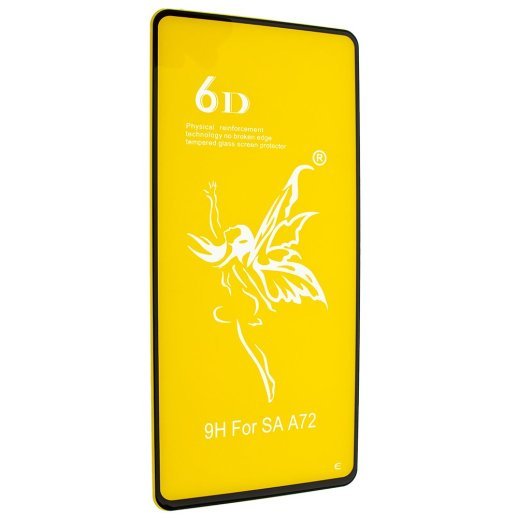 Захисне скло 6D PREMIUM SAMSUNG A725 Galaxy A72 2021 ЧОРНИЙ