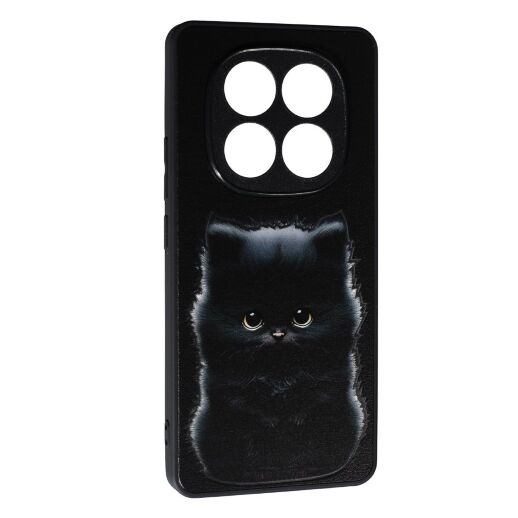Накладка Fashion Mix для Xiaomi Redmi Note 14 Pro (5G) / Poco X7 Black Cat