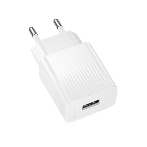 Мережевий зарядний пристрій BOROFONE BAS71A USB 2,1A, білий