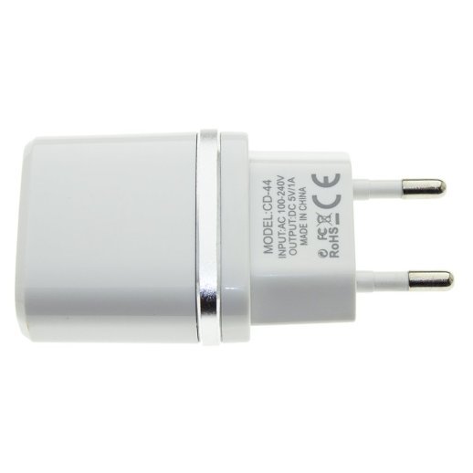 Мережевий зарядний пристрій INKAX CD-44 1.0A | 1 USB